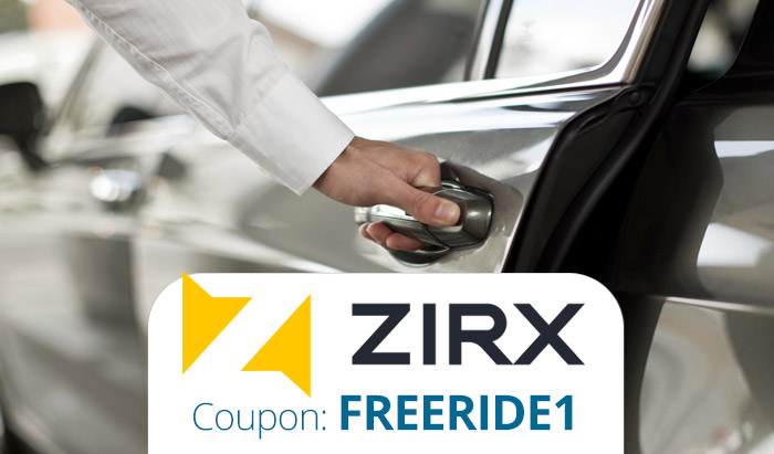 ZIRX Promo Code for $20 off on-demand valet parking