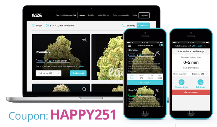 Eaze coupon code