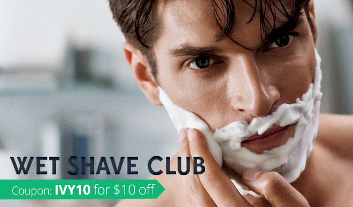 Wet Shave Club Review and Wet Shave Club Coupon IVY10 for $10 off!