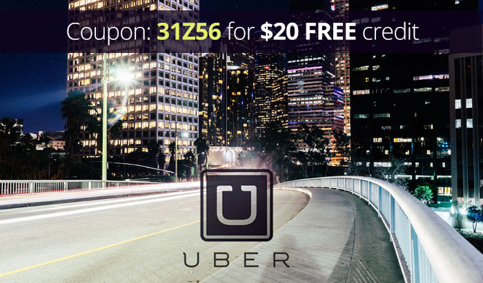 Uber Promo Code 2016 : Use coupon 31Z56 for $20 off ...