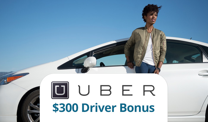 Uber Driver Bonus : Get $300 credit as an Uber sign up bonus with this awesome deal