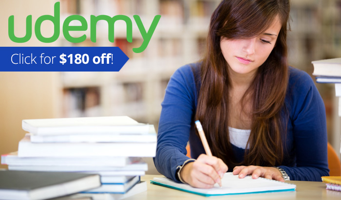Udemy Coupon Code & promo codes : Get $180 off your course, plus Udemy reviews