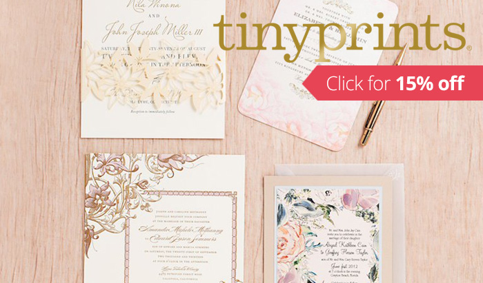 Tiny Prints Coupon Code : Get 15% off with this promo code deal, plus read reviews