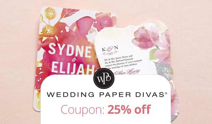 Wedding Paper Divas Coupon Code : Get 25% off with custom promo code, plus read reviews