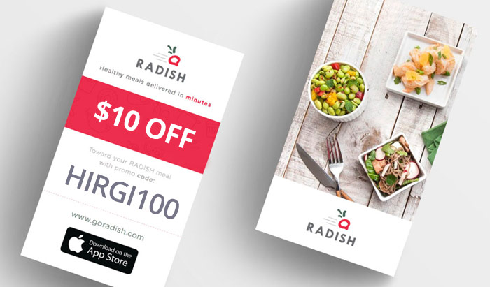 Radish Chicago Promo Code: Get $10 off with coupon code HIRGI100, plus read our Radish review!