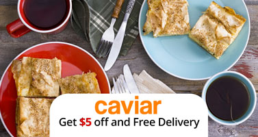 Use our Caviar Promo Code and get $5 off and free delivery. Also read our Caviar Promo Code Review!