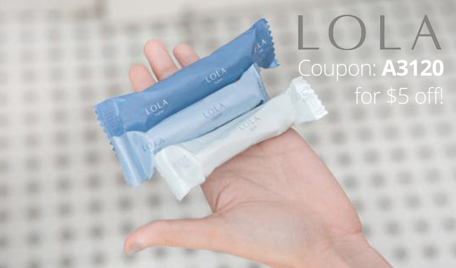 Lola Coupon Code: Use promo A3120 for $5 Off, plus read Lola tampon subscription reviews