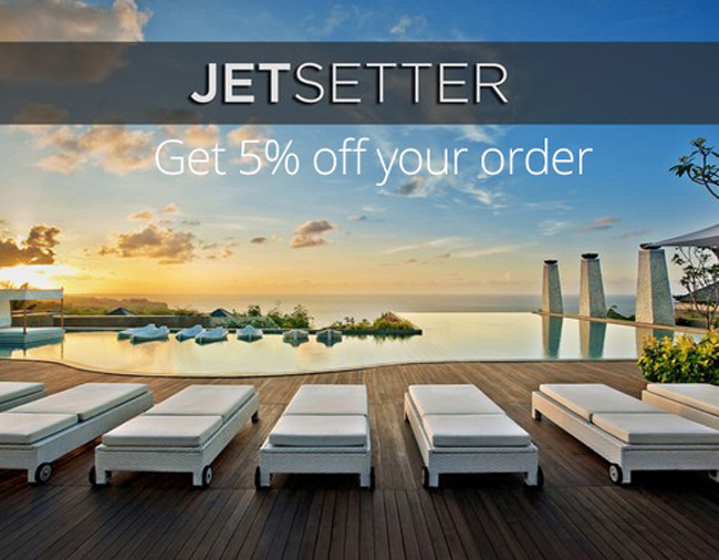 JetSetter Promo Code: Get 5% off with this coupon code link, plus read our JetSetter Review