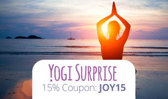 Yogi Surprise Coupon Code: Use promo JOY15 for 15% off your yoga subscription order!