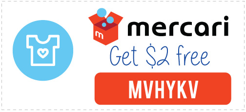 Mercari Promo Code: Get $2 free with the Discount Referral code MVHYKV