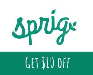 Sprig Promo Code