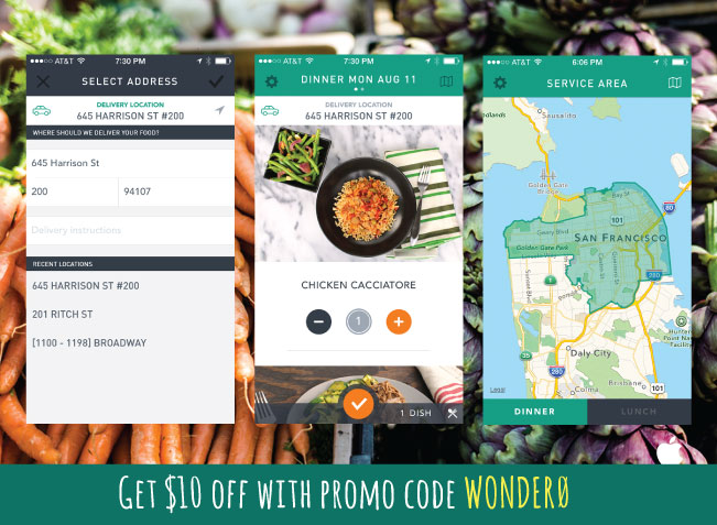 SPrig Promo Code Wonder0 for a Sprig Free Meal