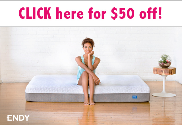 Endy Promo Code: Get a $50 Discount on your Endy Mattress!