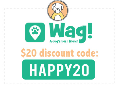 Wag Walking Promo Code: Use HAPPY20 for $20 to Wag Dog ...