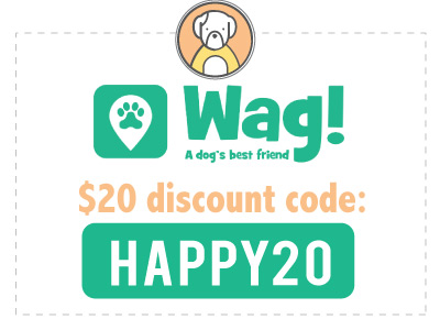 Wag Promo Code: Get $20 with code HAPPY20 plus read our Wag Dog Walking Review