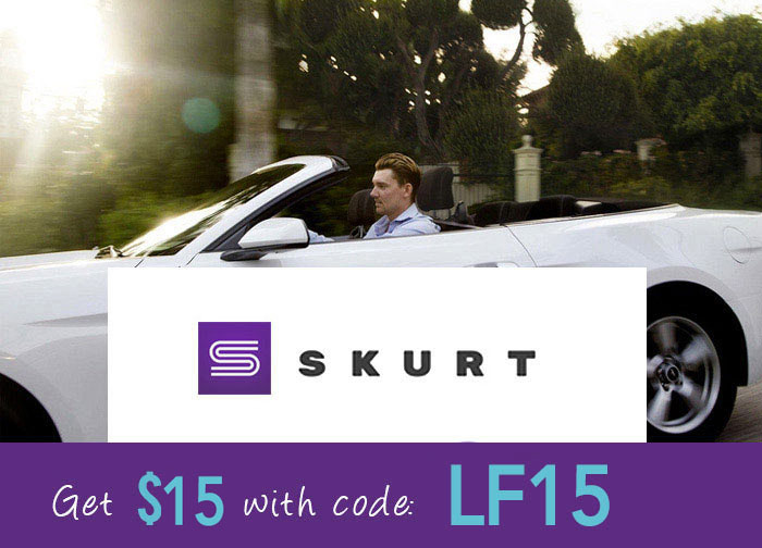 Skurt Promo Code : Get $15 delivery credit with coupon code LF15