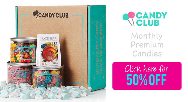 Get a 50% Candy Club Promo Code plus read our Candy Club Review!