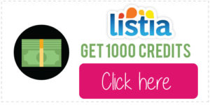 1000 FREE Listia Credits | Code: DJFRKJ