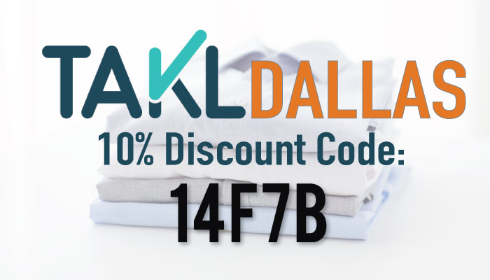Takl Dallas: Get 10% off with the Takl Discount Code 14F7B