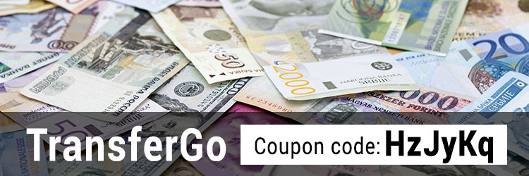 TransferGo Coupon Code: Get a free transfer with the discount code HzJyKq