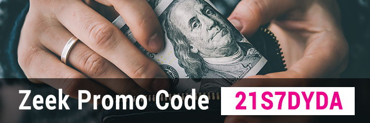 Zeek Promo Code: Get £5 free credit with the Zeek discount code 21S7DYDA