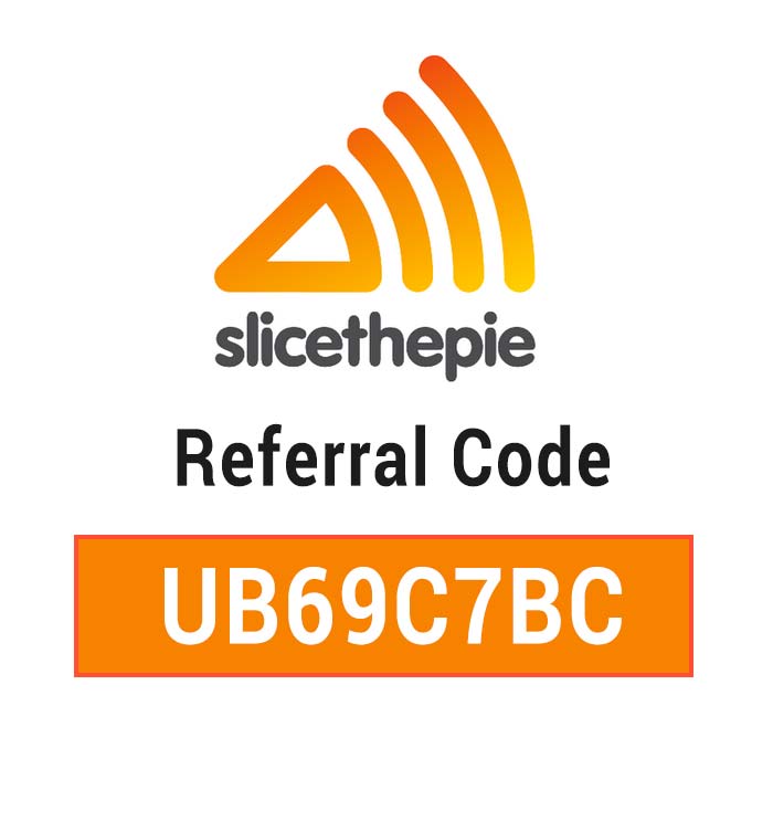 SliceThePie Referral Code: Use UB69C7BC for free BONUS points