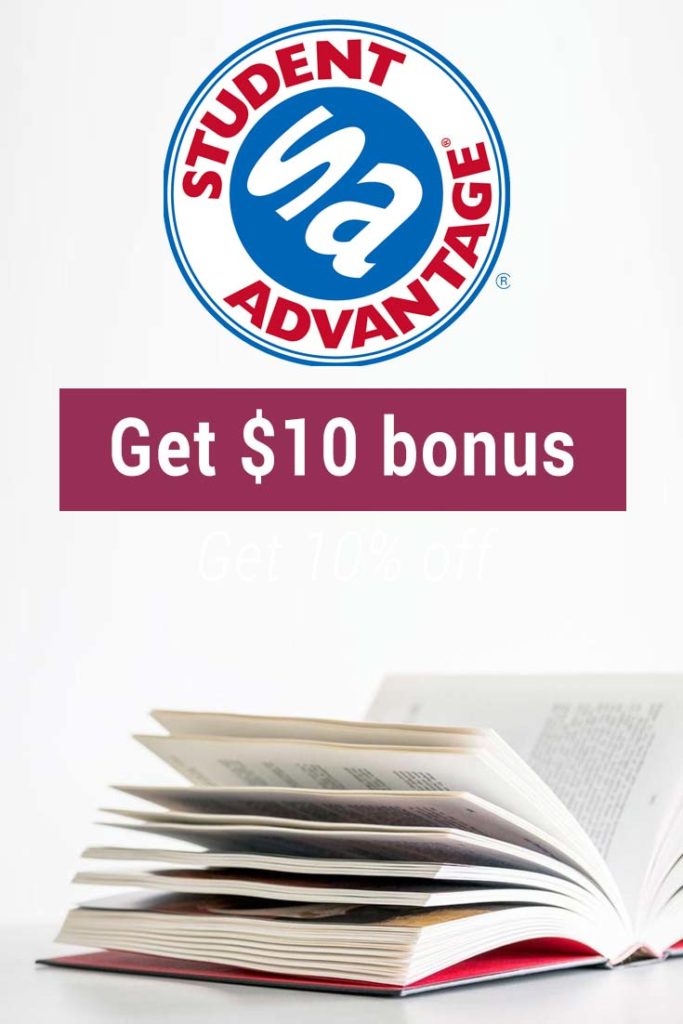 Student Advantage Discount Code Get 10 free cash with signup link