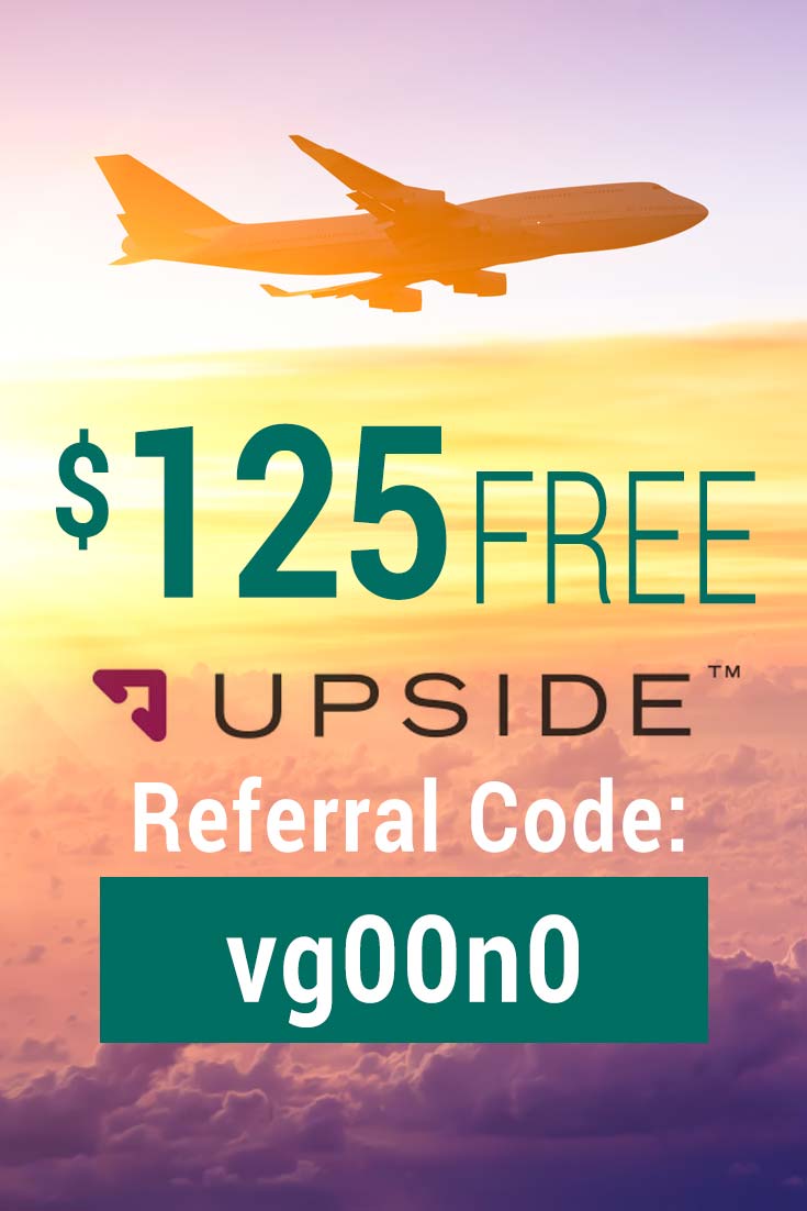 Upside Referral Code: Use code vg00n0 for $125 in free gift cards