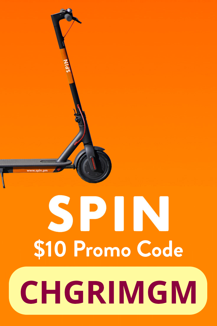 Spin App Promo Code Get 10 free credit with code CHGRIMGM