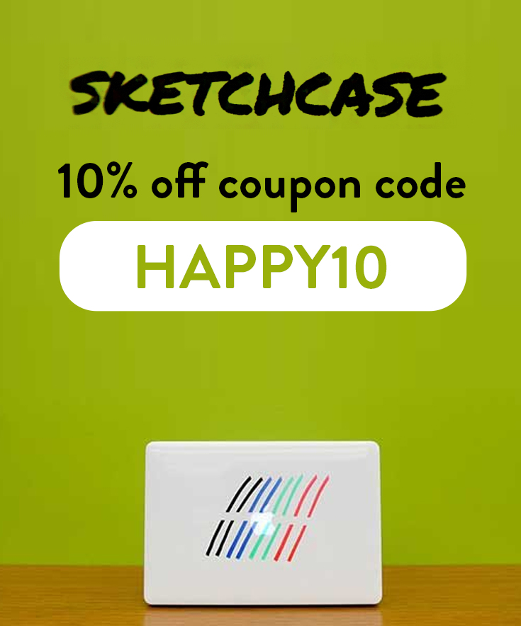 SketchCase Discount Code: Get 10% off with code HAPPY10