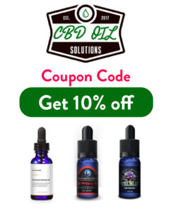 CBD Oil Solutions Coupon Code