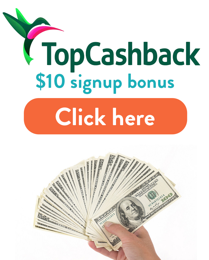 TopCashBack Signup Bonus: Get $10 free with this referral link!