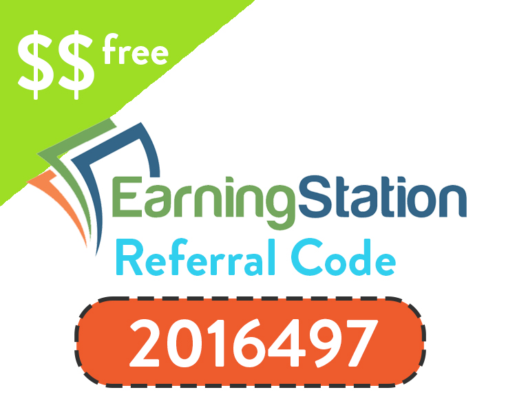 EarningStation Referral Code | Sign up with code: 2016497