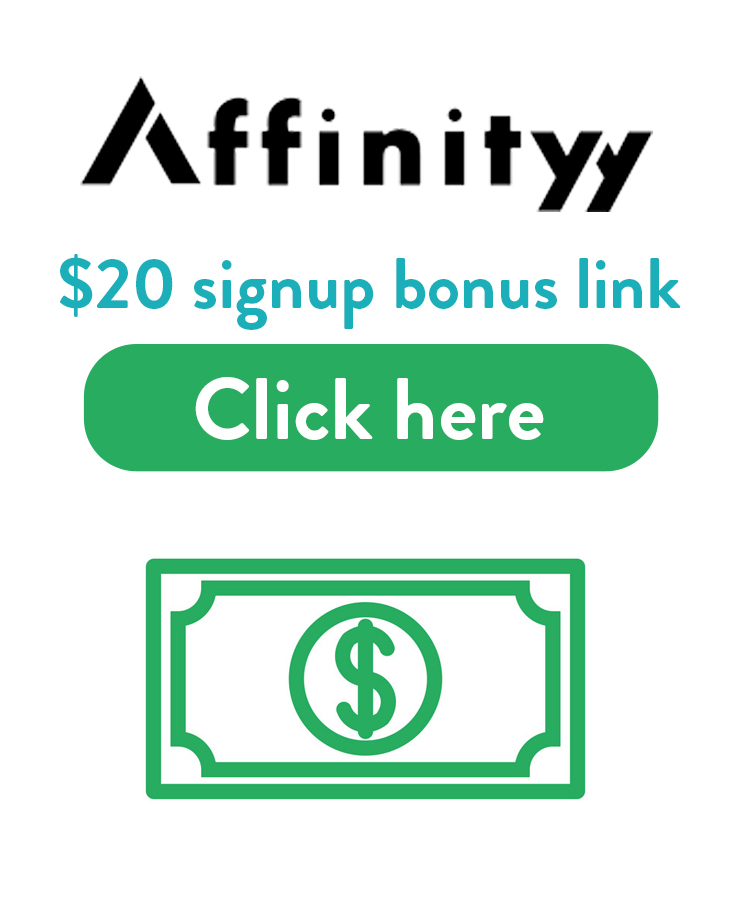 Affinityy Sign Up Promo Code | Get a $20 free bonus