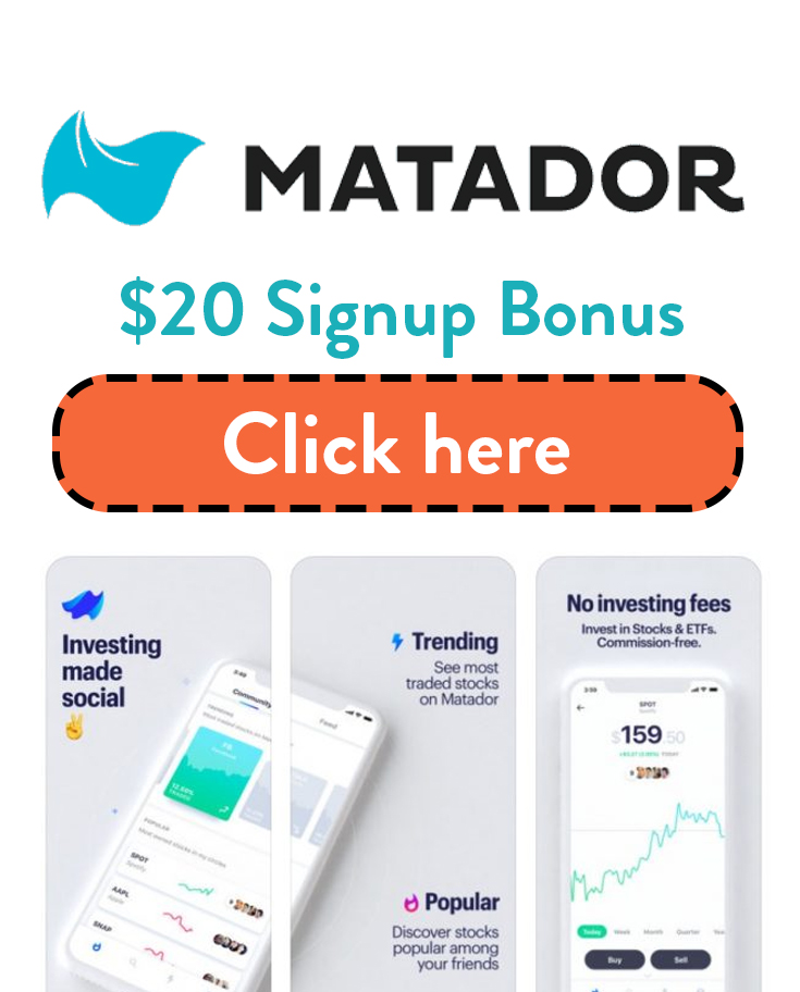 Matador App Referral Bonus | Get $20 with link!