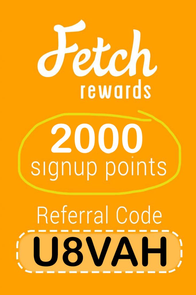 Fetch Rewards Referral Code: Get 2000 points free with code U8VAH