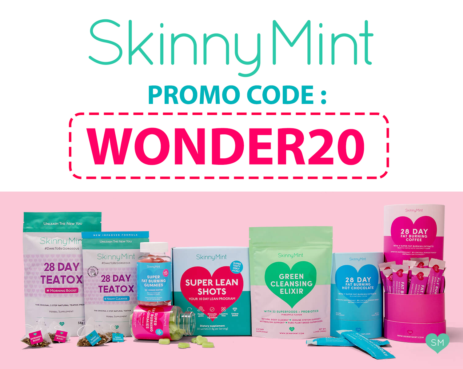 SkinnyMint Promo Code | 20% off code: WONDER20 SkinnyMint Promo Code | 20% off code: WONDER20