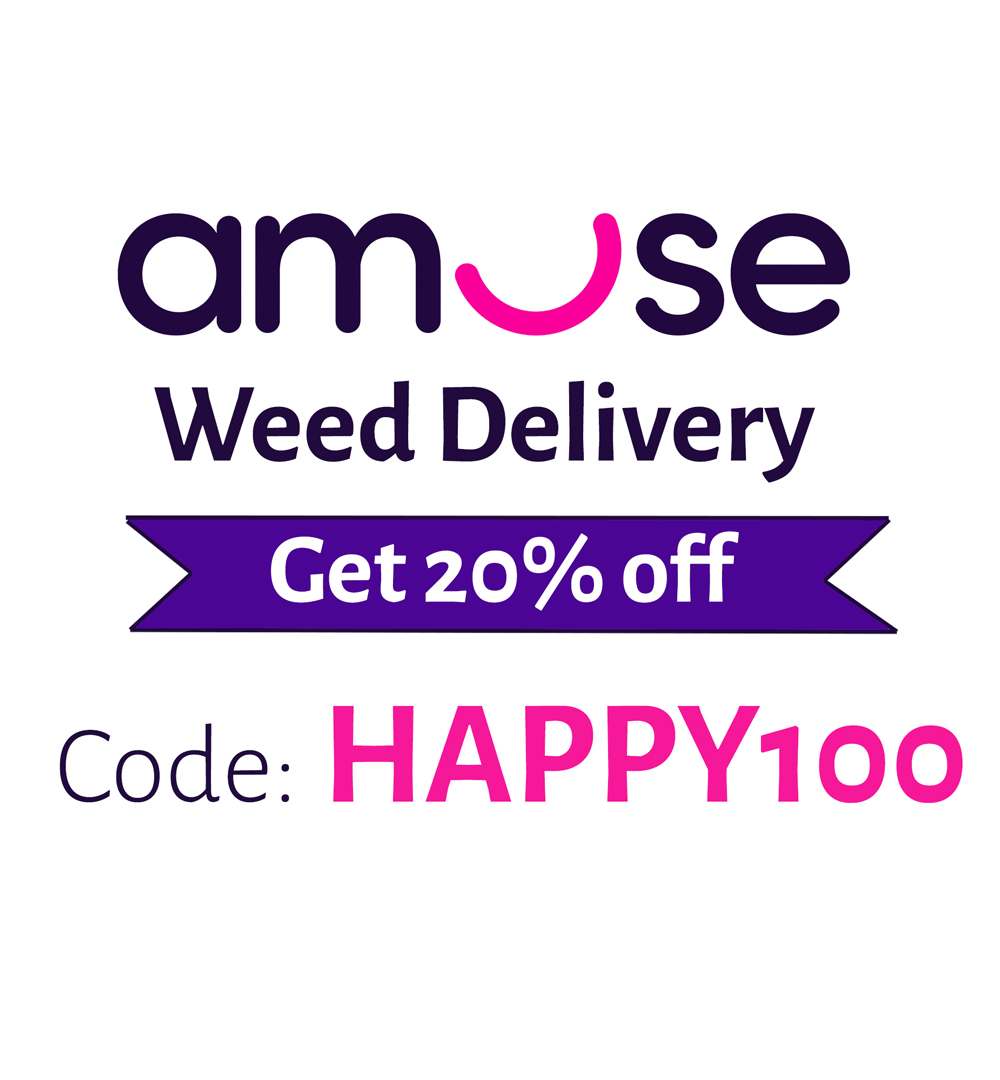 Code: HAPPY100 | 20% Amuse Cannabis Delivery Promo Code