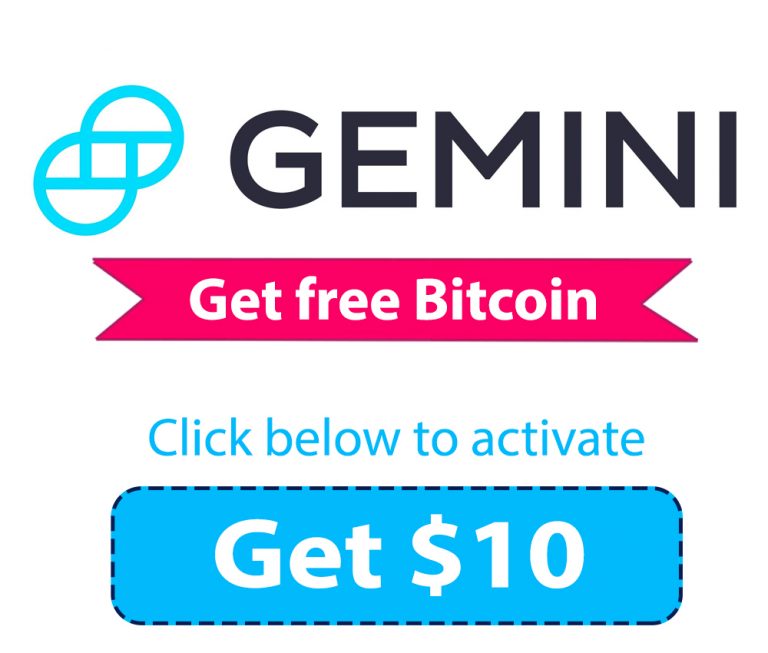 gemini free bitcoin