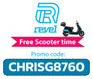 Revel Scooter Promo Code | $10 free code: CHRISG8760