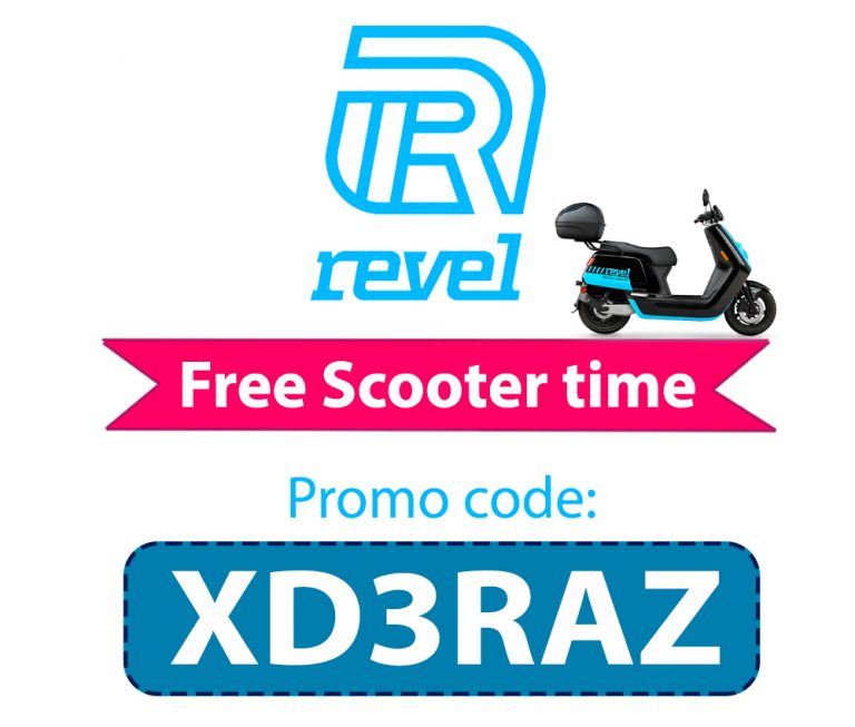 Revel Scooter Promo Code 2021 10 free Ride time with code XD3RAZ