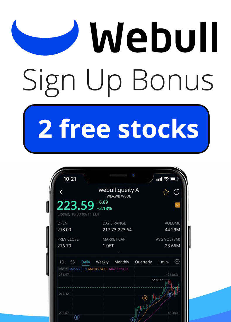 Webull Referral Code 2021 - 2022 | Get 2 FREE stocks as a sign up bonus