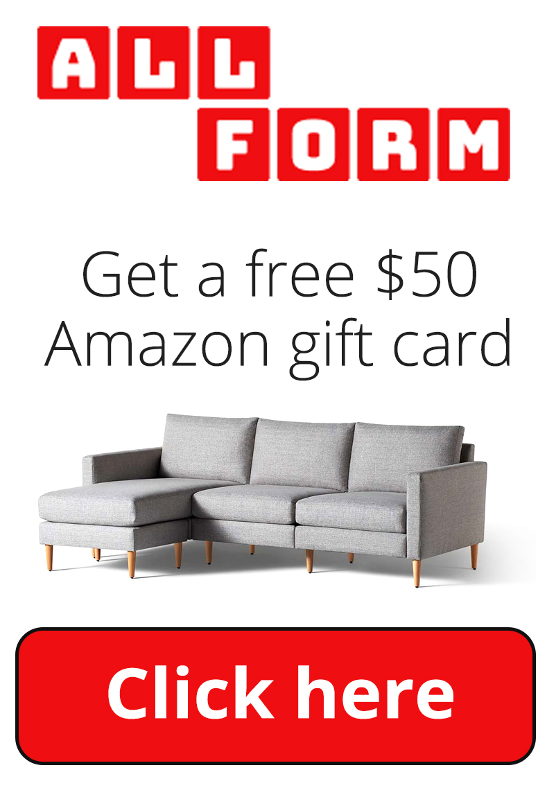 Allform Discount Code | Get a free $50 Amazon gift card with referral link