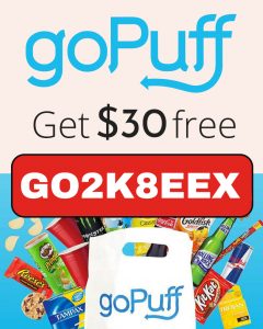GoPuff Promo Code | Get 50% off first 2 orders
