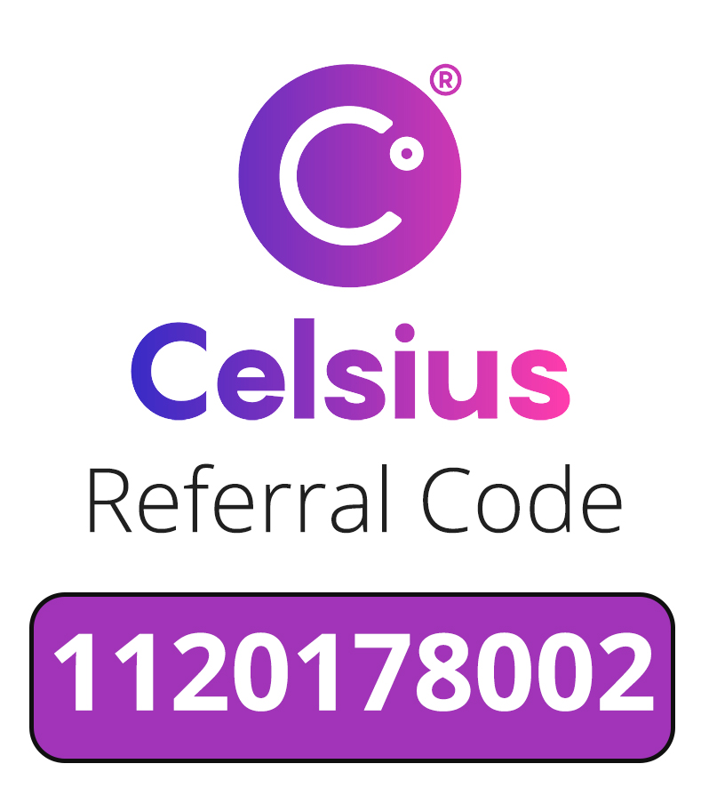 Celsius Referral Code | Sign up bonus: 1120178002