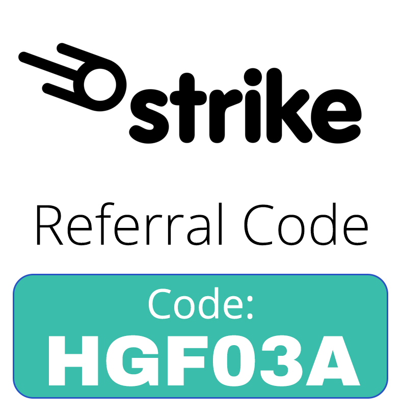 Strike App Referral Code | $10 code: HGF03A