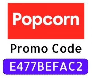 Popcorn Delivery App Promo Code | $20 off code: E477BEFAC2
