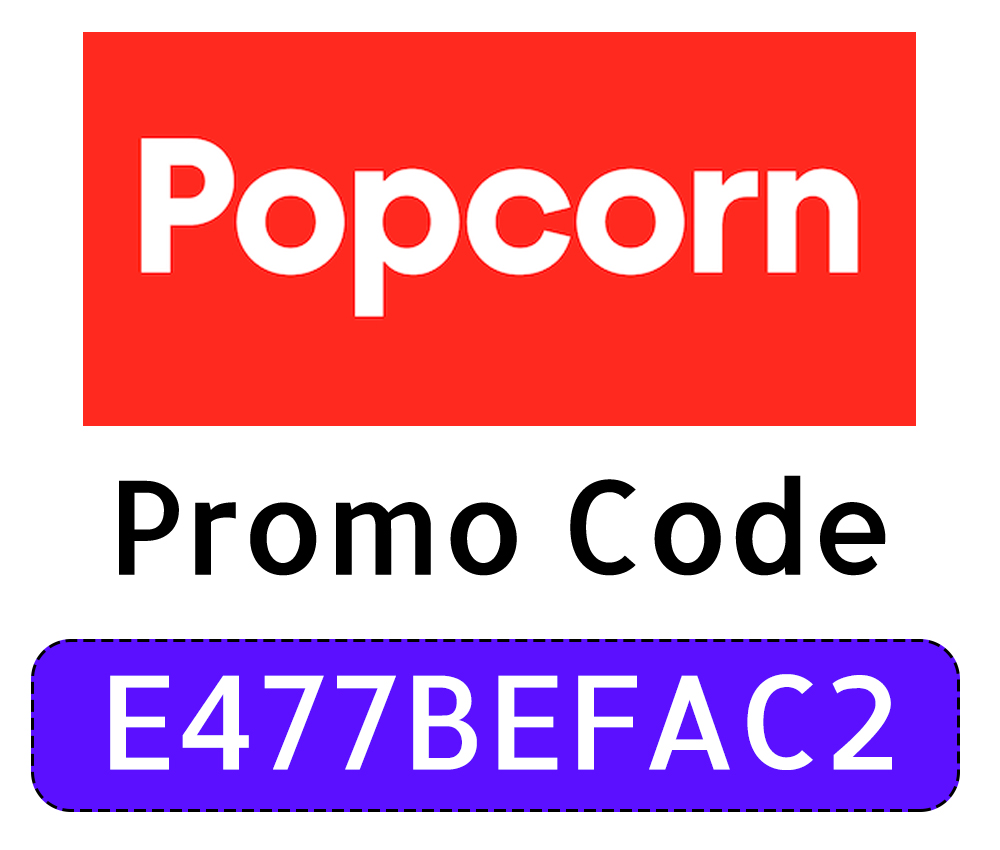 Popcorn Delivery App Promo Code: E477BEFAC2 for $20 off Popcorn grocery van delivery