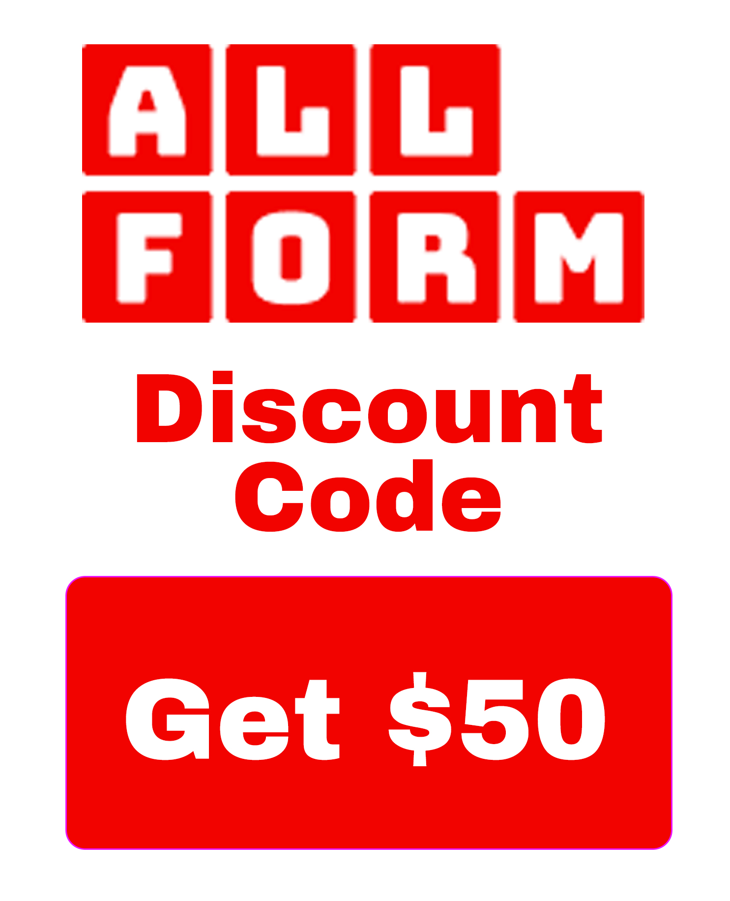 Allform Discount Code | Get a $50 Amazon gift card as a bonus when you use a referral coupon code promo link!
