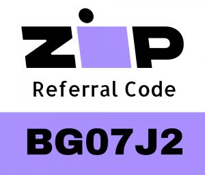 Zip Pay Referral Code | $10 free with code: BG07J2
